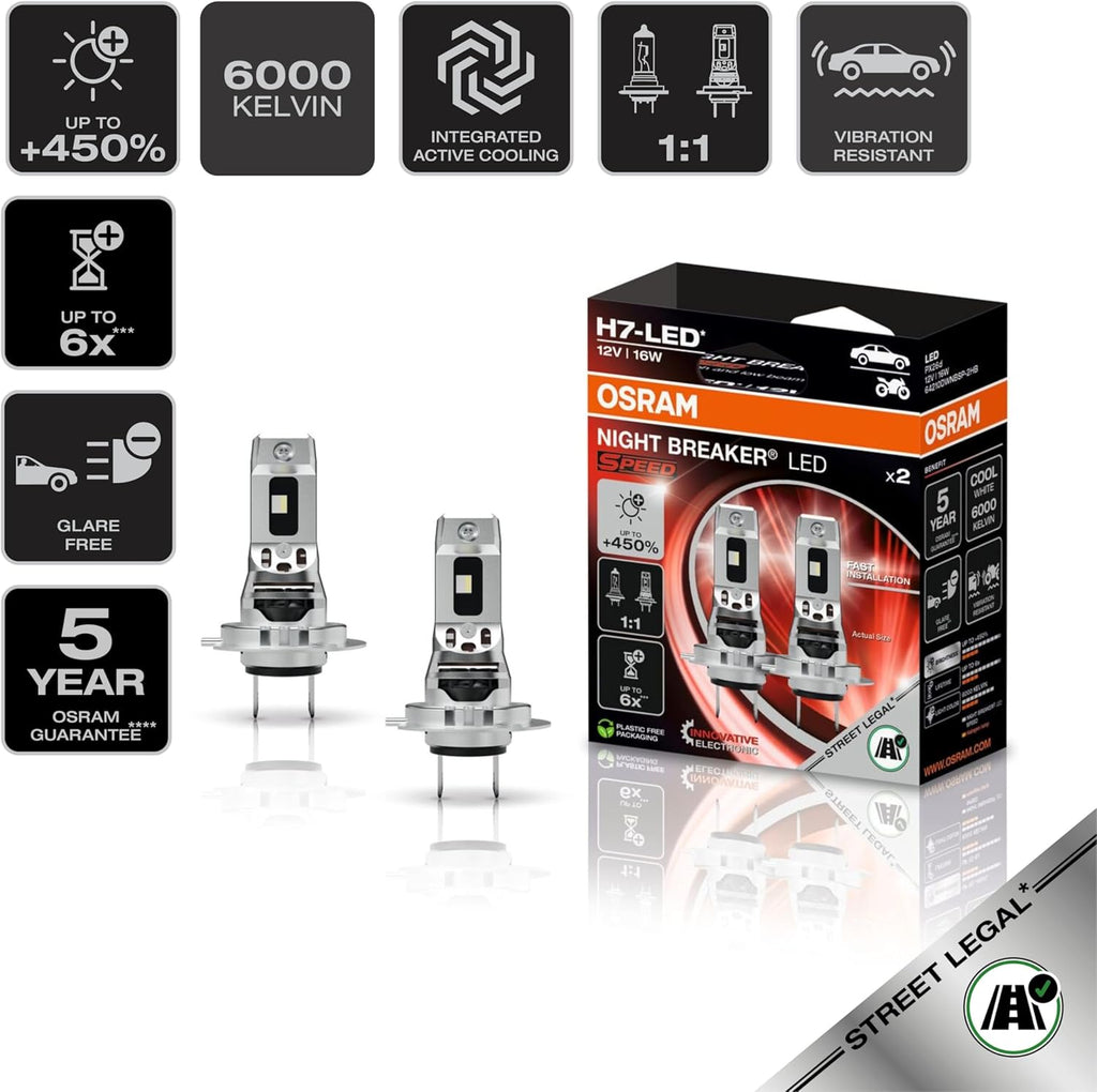 OSRAM NIGHT BREAKER LED SPEED H7 450